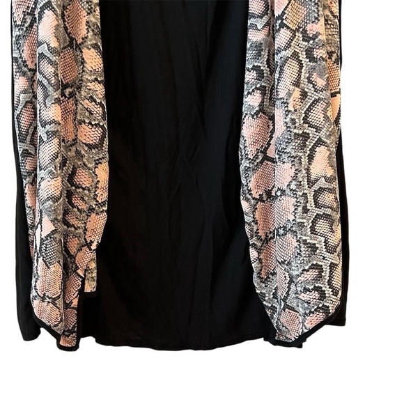 Halo Women's Kimono Cardigan Blouse S Multicolor Animal Print Casual - Picture 3 of 7